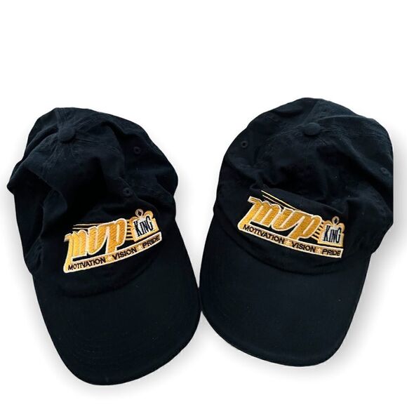 King MVP Baseball Bundle Navy caps hats LIKE NEW. Adjustable - Picture 1 of 2